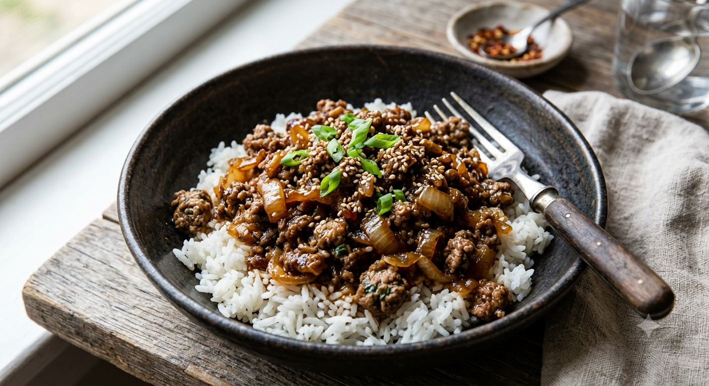 Ground Beef & Rice